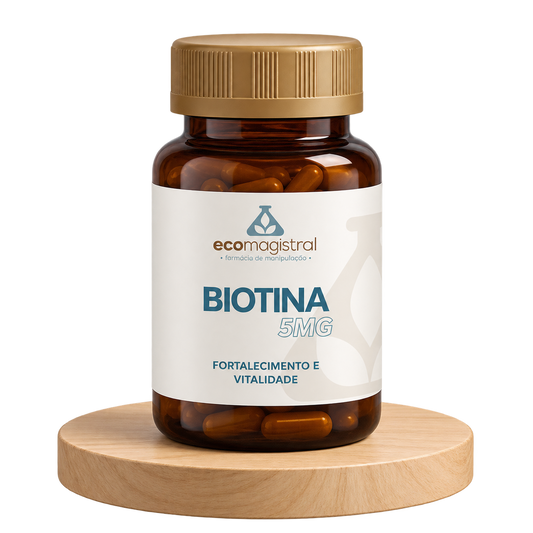 Biotina 5mg - Fortalecimento e Vitalidade