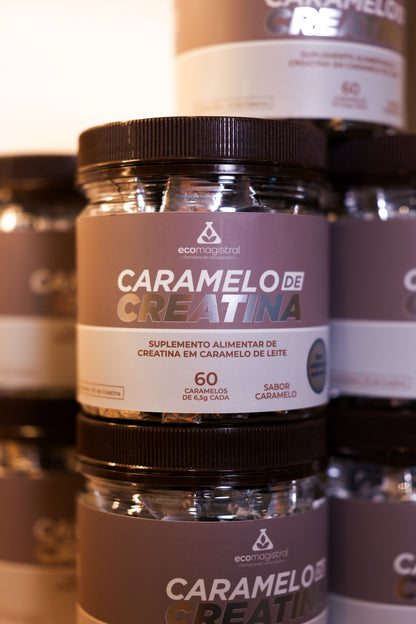 Creatina em caramelo