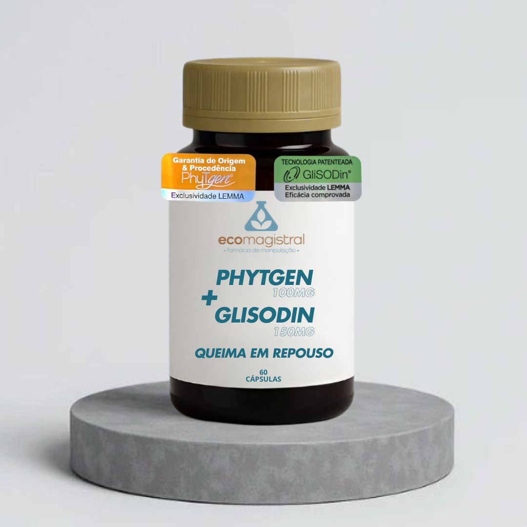 Phytgen 100Mg + Glisodin 150Mg - Queima Calórica em repouso