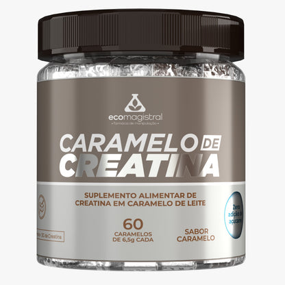 Creatina em caramelo