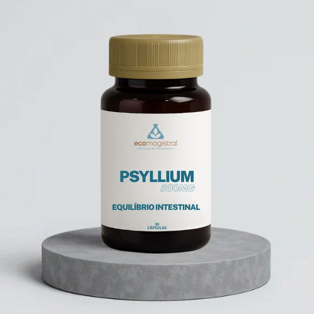 Psyllium 500mg - Equilíbrio e saúde intestinal